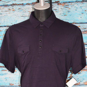 Kenneth Cole Reaction Polo Plum Shirt XXL/TTG